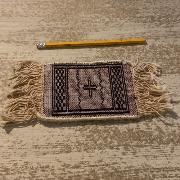 Vintage Miniature Rug - Picture 2 of 2